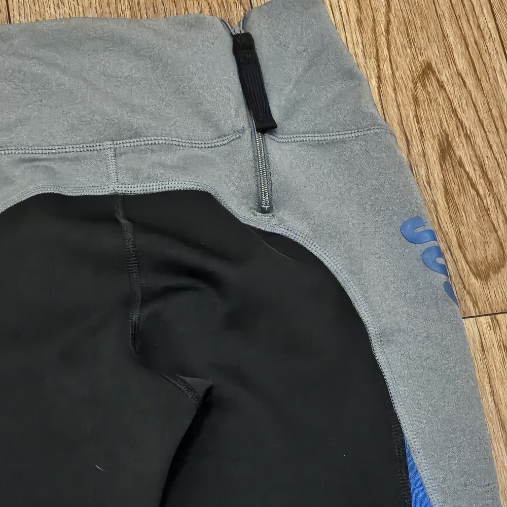 Nike Dri-Fit Hyper‎ Power Speed Running Pants Mesh Knee Sz S Black Blue Athletic - Picture 6 of 9